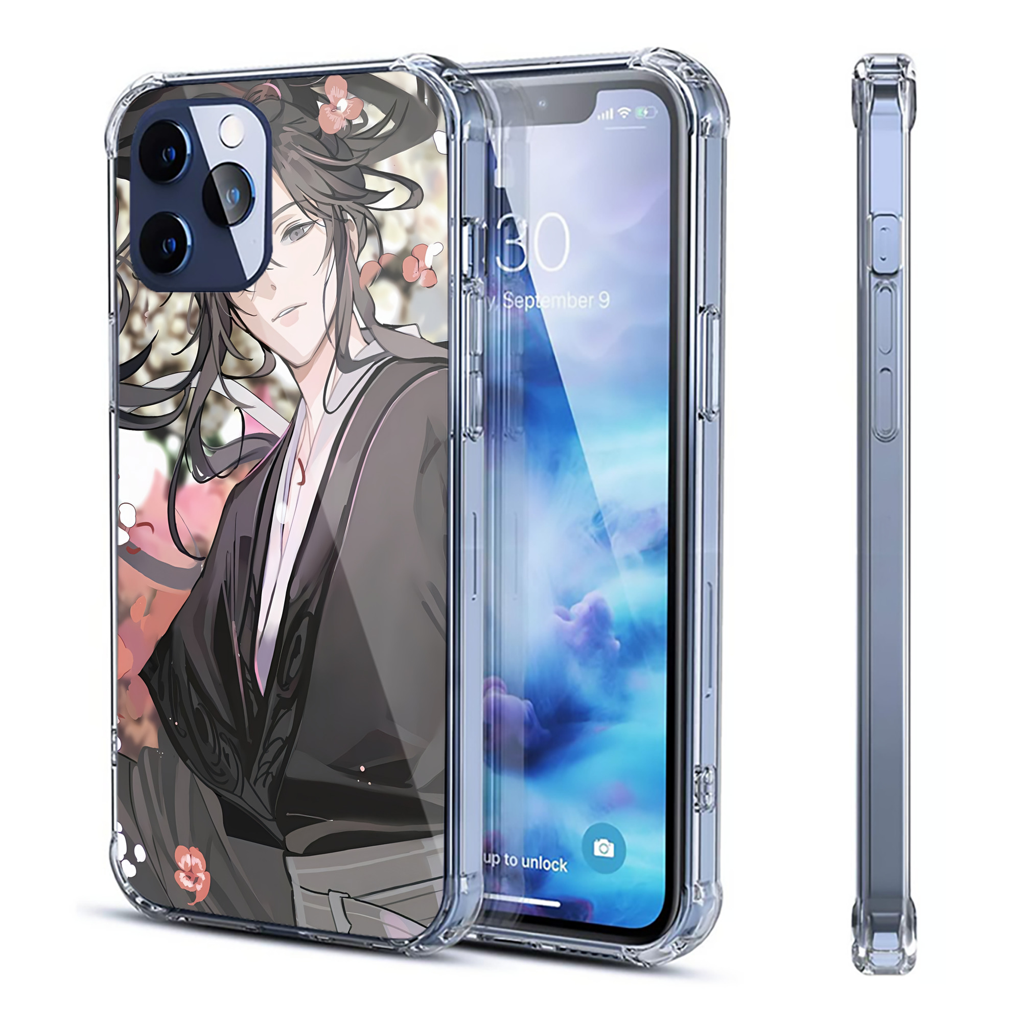 （画像用） 刀剣乱舞 Touken Ranbu 【iPhone 12シリーズ対応】透明スマホケース（クリアソフトケース）